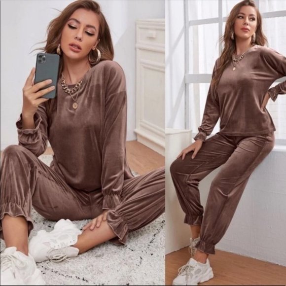 🖤Velvet Lounge Set - Picture 10 of 12